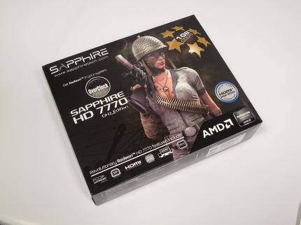 Sapphire Radeon HD 7770 OC: Packung