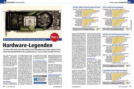 PCGH 06/2012: Hardware Legenden Teil 1 - 8800 GTX