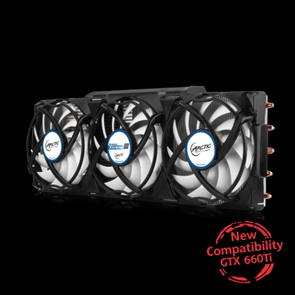 Arctic Cooling: Grafikkarten-Kühler unterstützen nun auch Geforce GTX 660 Ti - Accelero Extreme III