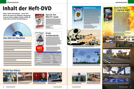 Der komplette Inhalt der Heft-DVD 09/2012 - 2 Vollversionen, Mini-PC-Special, PCGH Testdatenbank und die beliebten Redaktionsvideos sind mit dabei