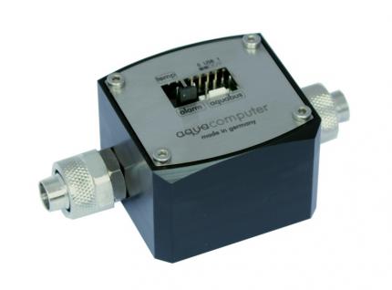 Aquacomputer high flow USB: Alte, vielseitige Messtechnik mit neuer, leistungsfähiger Elektronik.