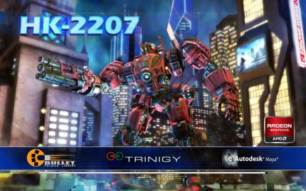 AMD Techdemo HK 2207 Mecha Rampage Direct Compute Bullet Physics 2 