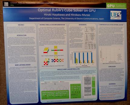 GTC 2013 Poster Session Rubik sCube