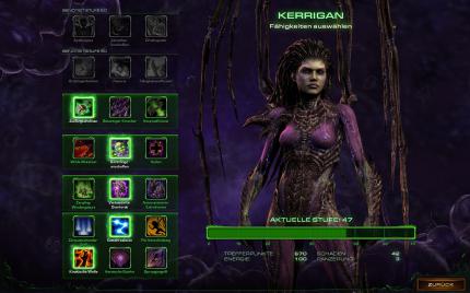 Talentsystem für Kerrigan