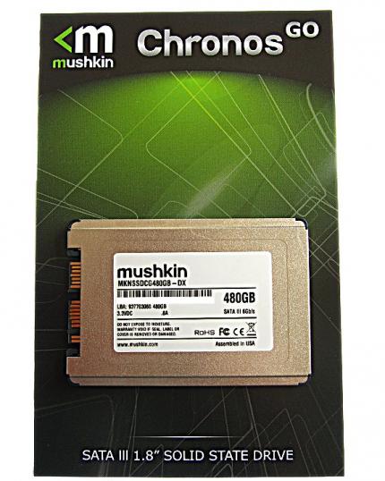Mushkins 1,8-Zoll Chronos-Go-SSDs kommen in den Handel