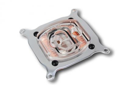 EK Waterblocks Supreme. (Angeblich?) Entwickelt von Aquatuning, mit einem Funktionsprinzip nach dem Vorbild Watercools und Grundlage für eines der größten Zerwürfnisse am Wasserkühlungsmarkt.