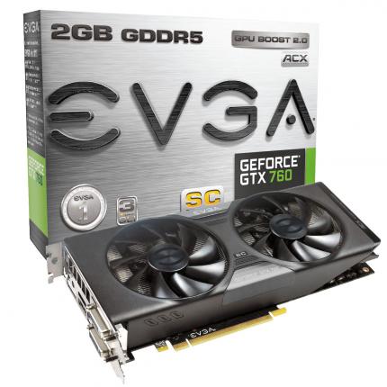 EVGA GTX 760 Superclocked mit ACX-Kühler