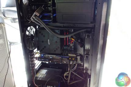 Testsystem komplett zusammengebaut