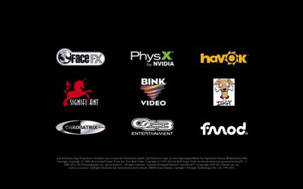 Physx and Havok Splashscreen