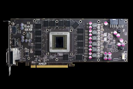 Vergleich AMD Radeon R9 290(X): PCB des Referenzdesigns mit 5+1+1 Phasen