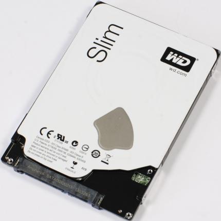 HGST Travelstar Z5K1000: 7 mm hohe 2,5-Zoll-Festplatte mit bis zu 1 TByte angekündigt (im Bild: Western Digital WD10SPCX)