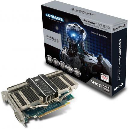Sapphire Radeon R7 250 Ultimate: Passivgekühlte Grafikkarte für 90 Euro angekündigt