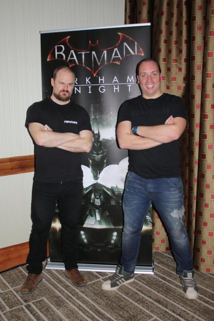 Batman-Vorführung: Dax Ginn (links und Gaz Deaves (rechts) (1)