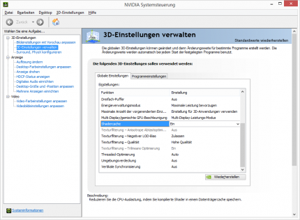 Der Geforce-Treiber 337.50 bringt einen permanenten Shadercache und spart damit das Neukompilieren zur Laufzeit.