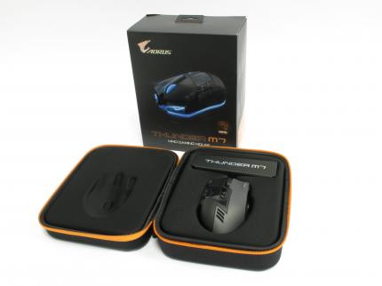Aorus Thunder M7: Die futuristische MMO- und MOBA-Maus im Test (1)