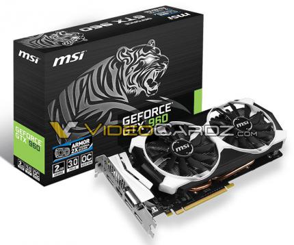 Update: MSI Geforce GTX 960 OC
