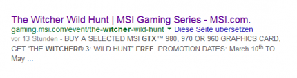 The Witcher 3: Wild Hunt - künftig ab GTX 960/GTX 970M kostenlos dabei? (2)