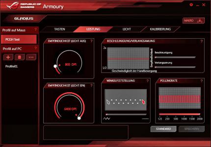 Asus ROG Gladius und Whetstone Gaming Mouse Pad: Asus' neue Spielermaus-Pad-Kombi im Test (12)