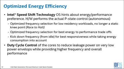 Intel Skylake: Speed Shift