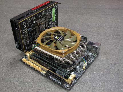 Der Unterbau unseres Mini-ITX-System mit der R9 Nano