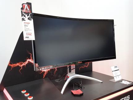 AOC Agon AG352QCX: Ultrawide-Monitor mit Freesync und 200 Hz