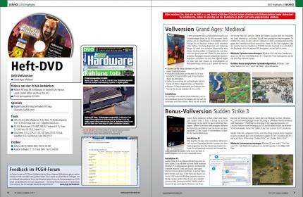 DVD-Inhalt PC Games Hardware #206 Ausgabe 12-2017