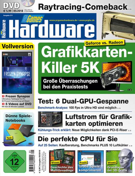DVD-Titel PC Games Hardware #211 05/2018