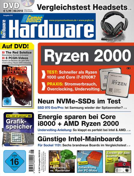 DVD-Titel PC Games Hardware #212 06/2018