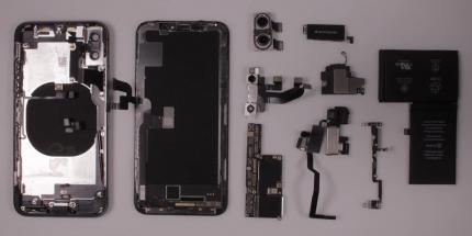 iPhone X: Einzelteile