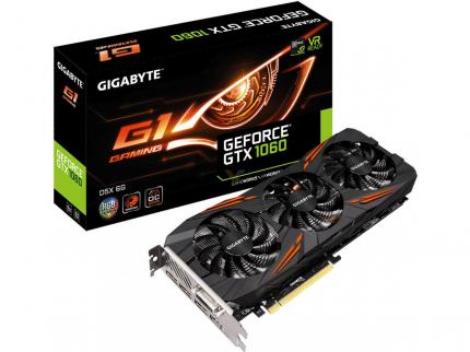 Gigabyte GTX 1060 Gaming G1 mit GDDR5X-Speicher