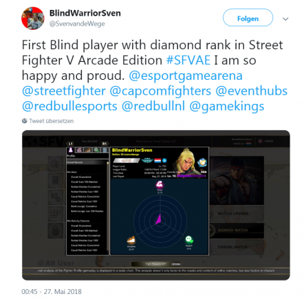 BlindWarriorSven on Twitter