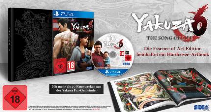 Yakuza 6 inklusive Artbook für PS4 gibt es aktuell für 19,99 Euro.