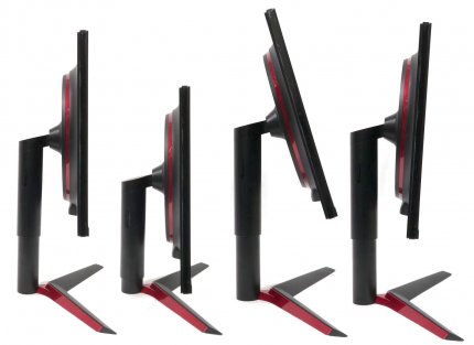 LG Ultragear 27GL850-B: Höhenverstellbar und neigbar