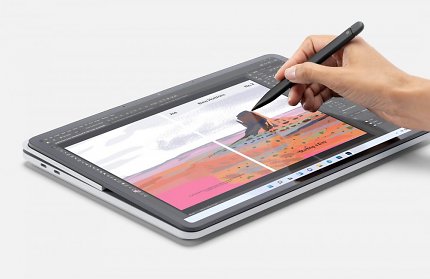 Microsoft Surface Laptop Studio ist ideal für Künstler geeignet.