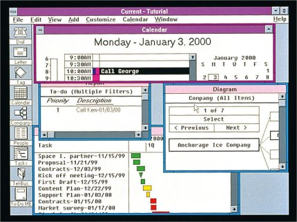 Seit 1985 gibt es das PC-Betriebssystem Windows mit den namensgebenden Fenstern zum Multitasking.