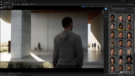 Unreal Engine mit 'Meta-Humans'