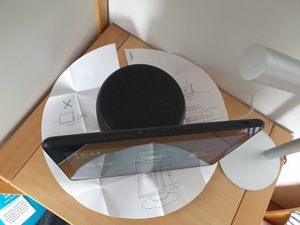 Abstand für drehbares Display beim Echo Show 10 (3. Gen)