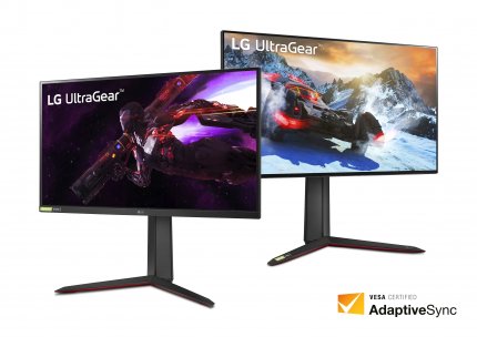 Der 27GP850-B und sein Bruder mit 31,5 Zoll sind die weltweit ersten Gaming-Monitore, die mit dem Zertifikat Adaptive Sync der VESA ausgezeichnet wurden. Beide LG-Monitore erfüllen über 50 Testkriterien.