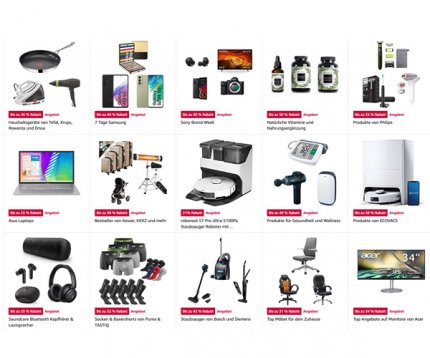 Nicht verpassen: Immer wieder neue Rabatt-Angebote bei Amazon.
