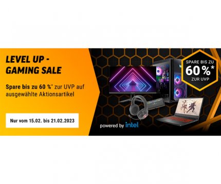 Bis zu 60 % zur UVP lassen sich beim Gaming Sale von NBB sparen.