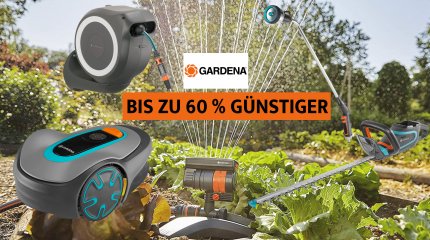 Gardena bei Amazon jetzt bis zu 60 % günstiger.
