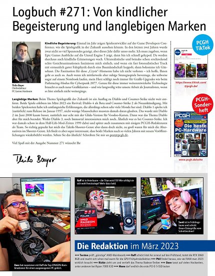 <strong>Editorial </strong>der PCGH-Ausgabe 05/2023.