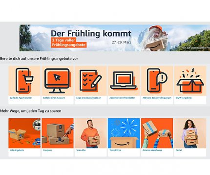 Die Amazon Frühlingsangebote bieten 2 Tage Rabatte von bis zu 40 %.