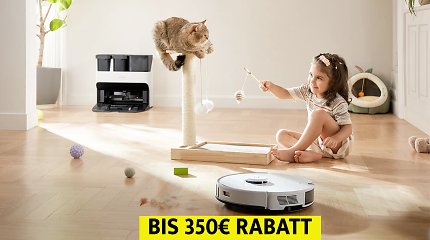 Top-Saugroboter wie der Roborock S7 Pro Ultra mit Absaug- und Selbstreinigungs-Station gibt es für kurze Zeit bei Amazon mit bis zu 350 Euro Rabatt.