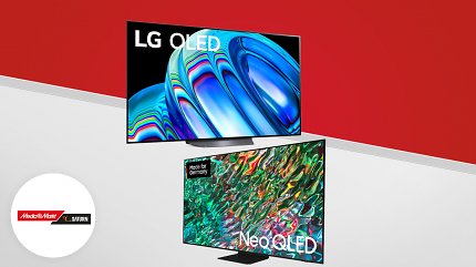 Fernseher-Sale bei MediaMarkt: Bis 54% Rabatt für LG OLED TV &amp; Samsung QLED (55/65 Zoll)