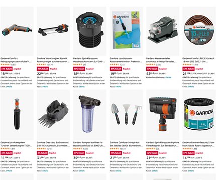 Nur noch kurz: Die Gardena Frühlingsangebote bei Amazon laufen nur noch kurze Zeit.