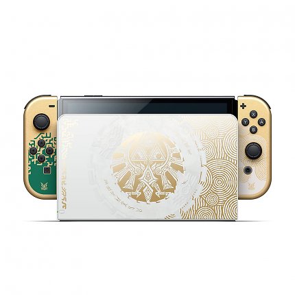 Die Nintendo Switch OLED Zelda Edition hebt sich deutlich von der Standard Edition ab.