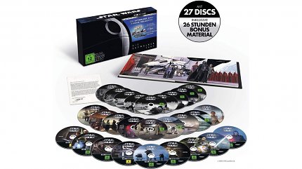 Star Wars Die Skywalker Saga 4K UHD Blu-ray mit Episode 1-9 gibt es aktuell stark reduziert.