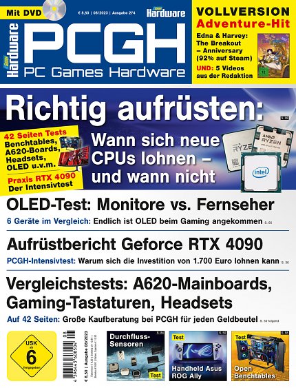 <strong>DVD-Cover </strong>der PCGH-Ausgabe 08/23.
