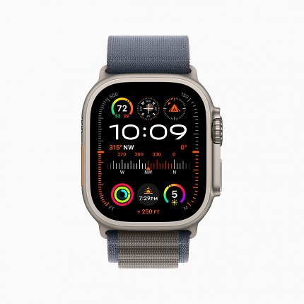 Die Apple Watch Ultra 2 ist die robuste Smartwatch für Outdoor-Fans.
